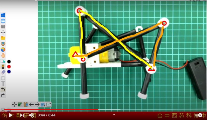 非同步教學-四連桿-吸管仿生獸錄影教學