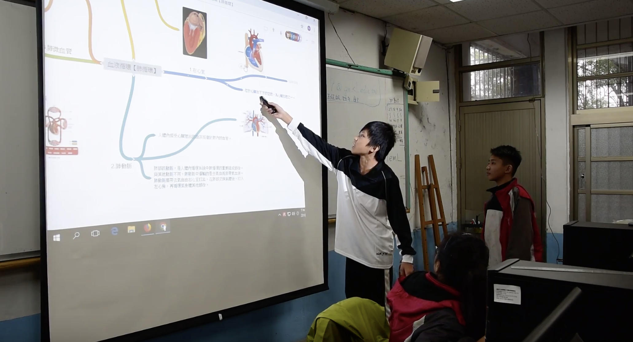 小組Coggle心智圖發表：血液循環系統大拼圖